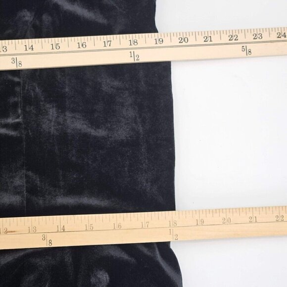 Hot Topic Black & White Collar Velvet Mini Dress Women's Size XXL Fit & Flare - Picture 9 of 11